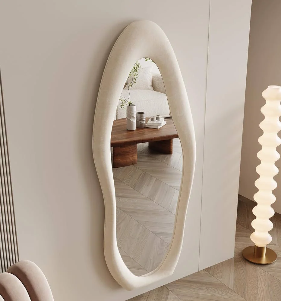 Organic Velvet Pebble Wall Mirror Sialkot